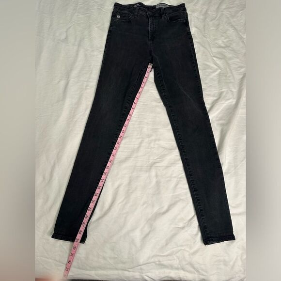 AG Adriano Goldschmied Mila Super High-Rise Skinny Jeans Washed Black Women’s 28 - Picture 7 of 11